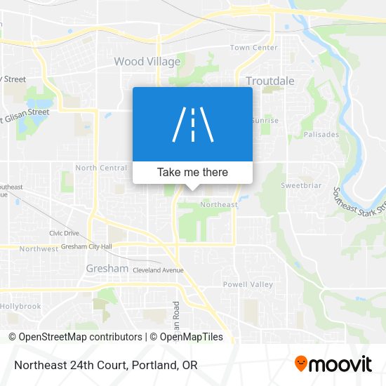 Mapa de Northeast 24th Court