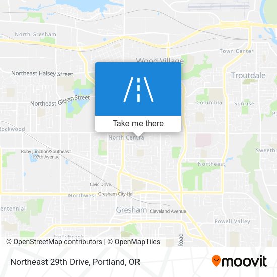 Northeast 29th Drive map