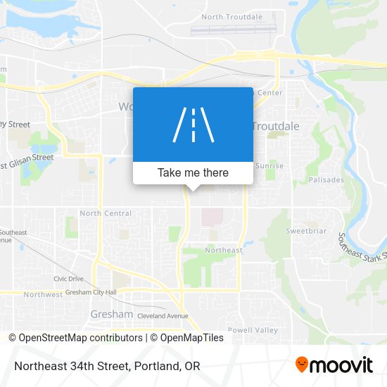 Mapa de Northeast 34th Street