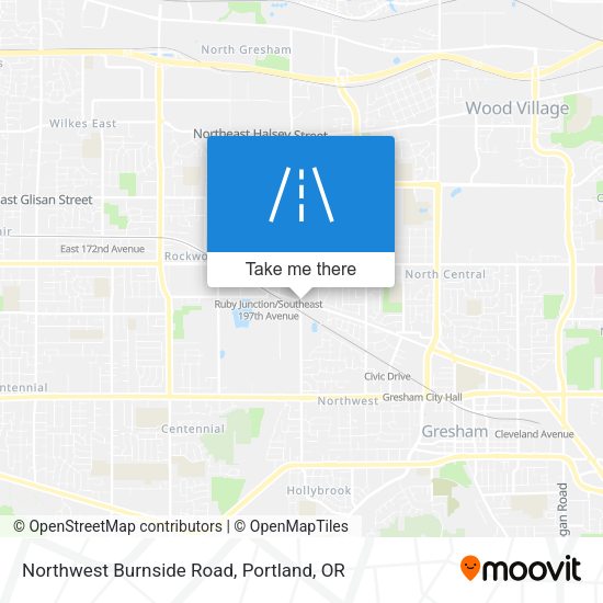 Mapa de Northwest Burnside Road