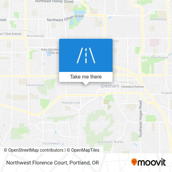 Northwest Florence Court map
