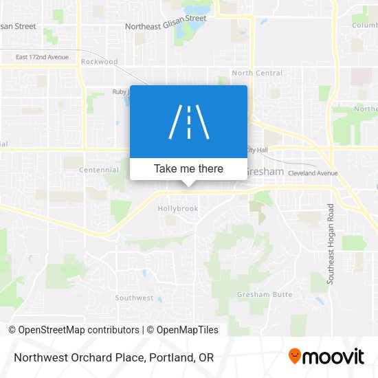 Northwest Orchard Place map