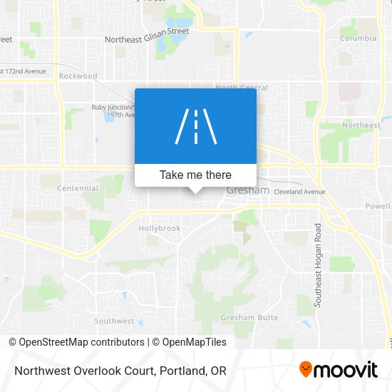 Mapa de Northwest Overlook Court