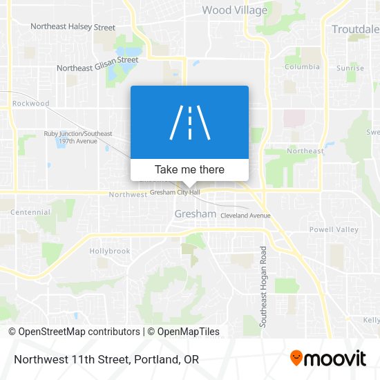 Mapa de Northwest 11th Street
