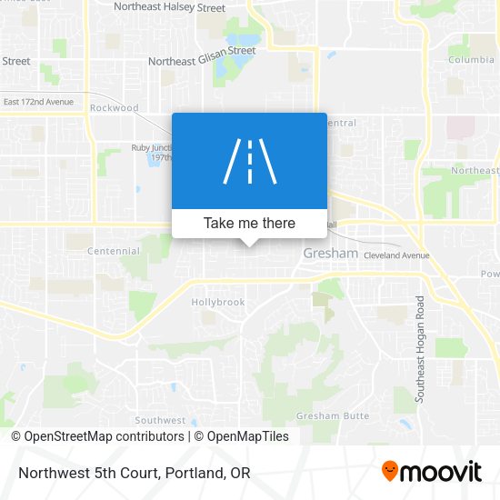 Northwest 5th Court map