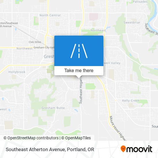 Southeast Atherton Avenue map