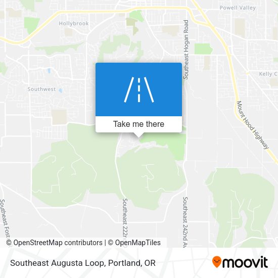 Mapa de Southeast Augusta Loop
