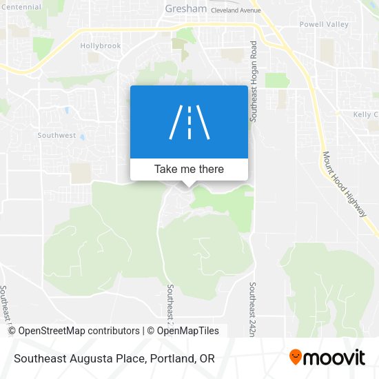 Southeast Augusta Place map
