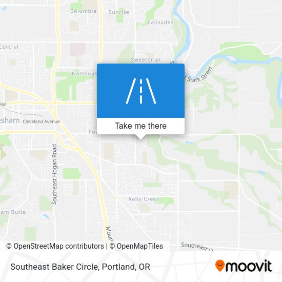 Mapa de Southeast Baker Circle