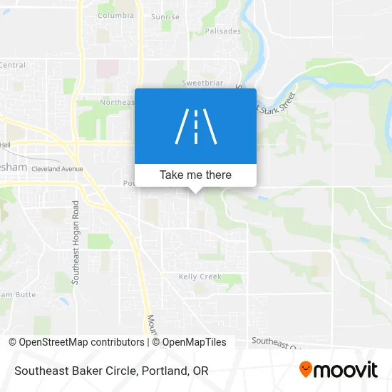 Southeast Baker Circle map