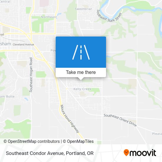 Southeast Condor Avenue map