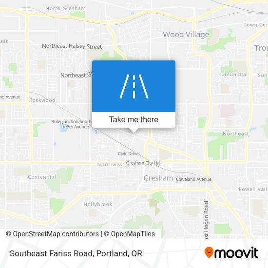Southeast Fariss Road map