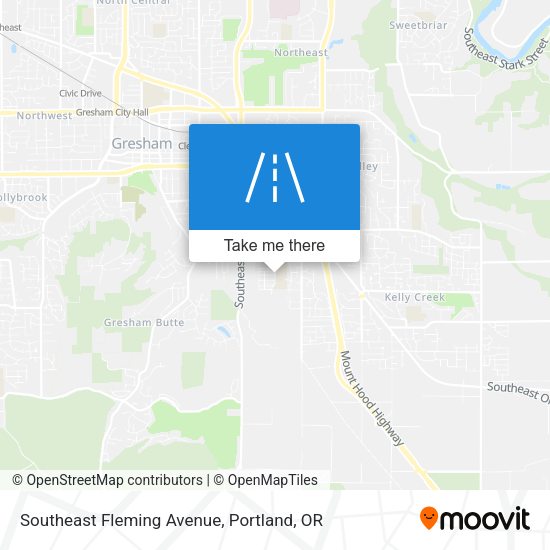 Southeast Fleming Avenue map