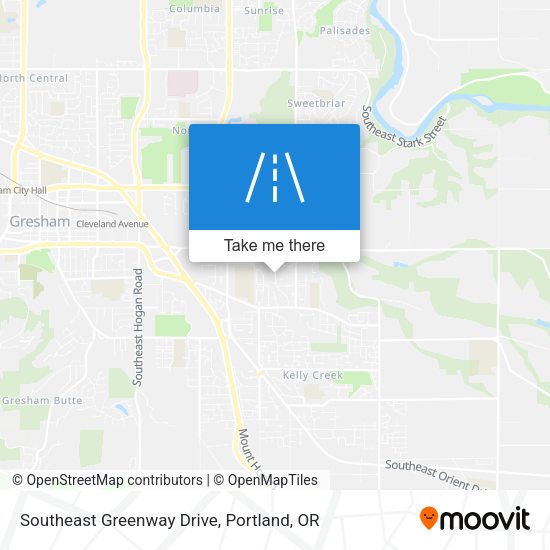 Southeast Greenway Drive map