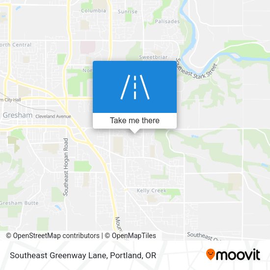 Southeast Greenway Lane map