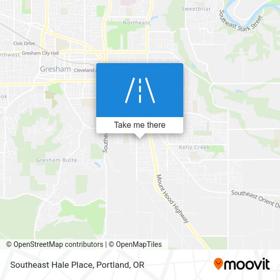 Southeast Hale Place map