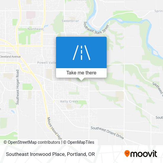 Southeast Ironwood Place map