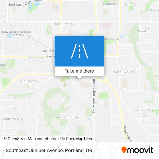 Mapa de Southeast Juniper Avenue