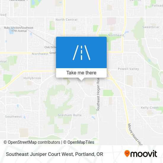Mapa de Southeast Juniper Court West
