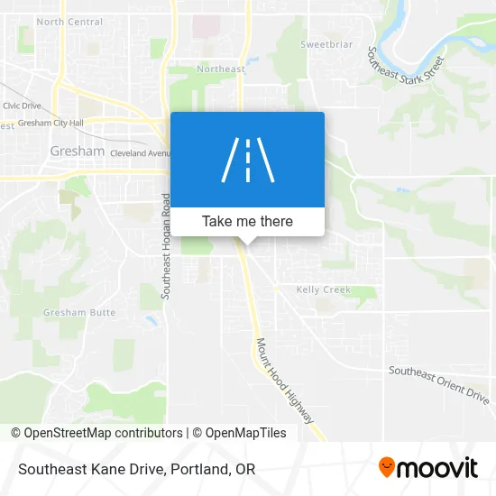 Southeast Kane Drive map