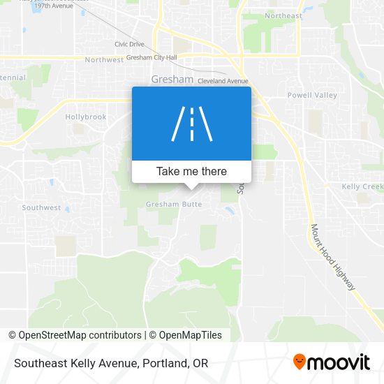Mapa de Southeast Kelly Avenue