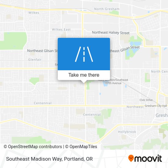 Mapa de Southeast Madison Way