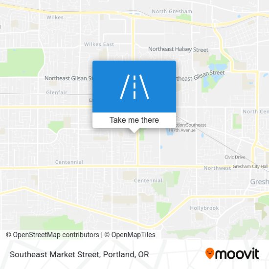 Southeast Market Street map