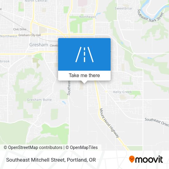 Mapa de Southeast Mitchell Street