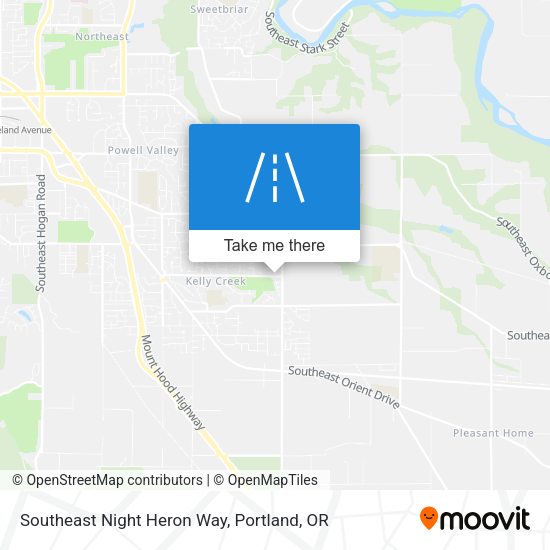Southeast Night Heron Way map
