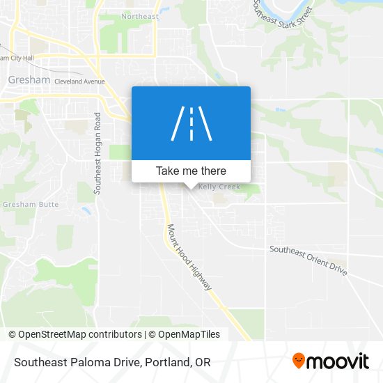 Southeast Paloma Drive map
