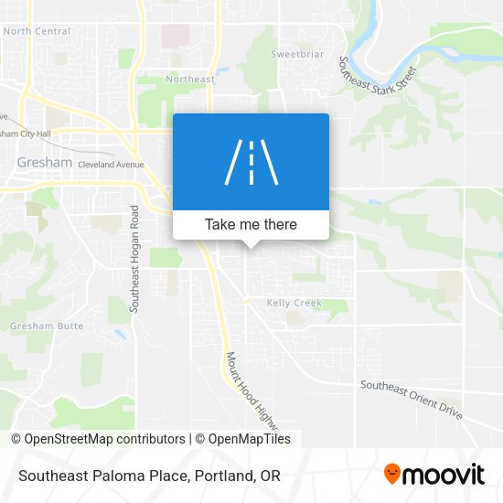 Southeast Paloma Place map