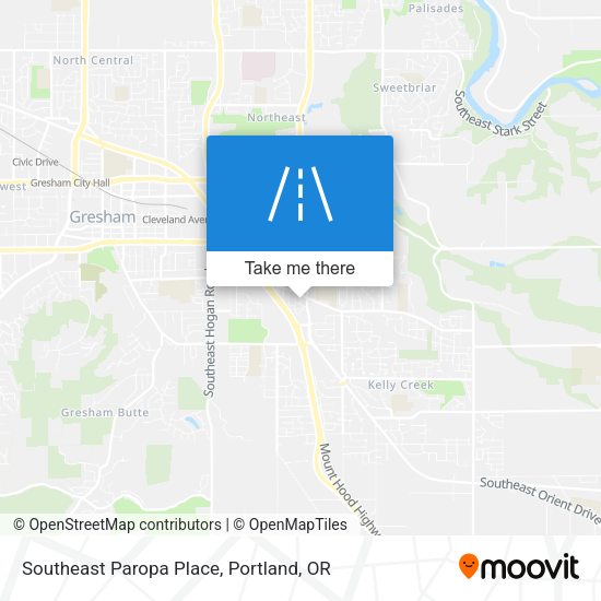 Southeast Paropa Place map