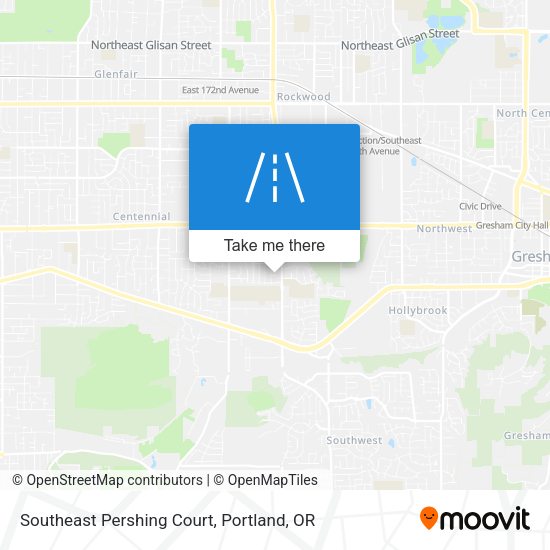 Mapa de Southeast Pershing Court