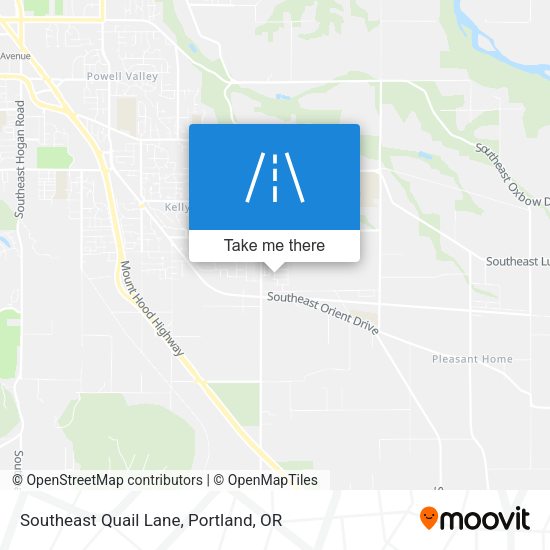 Southeast Quail Lane map