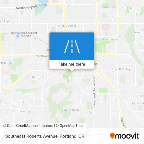 Southeast Roberts Avenue map