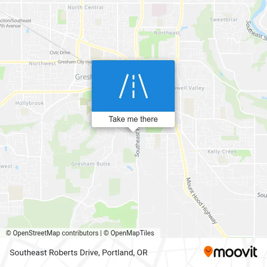 Southeast Roberts Drive map