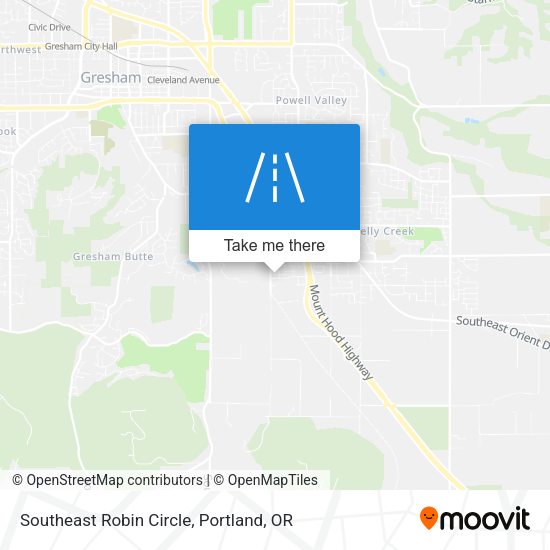 Southeast Robin Circle map