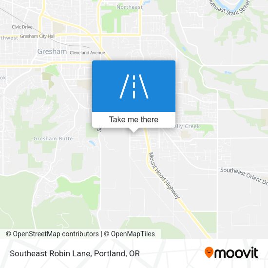 Southeast Robin Lane map