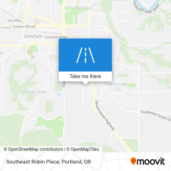 Southeast Robin Place map