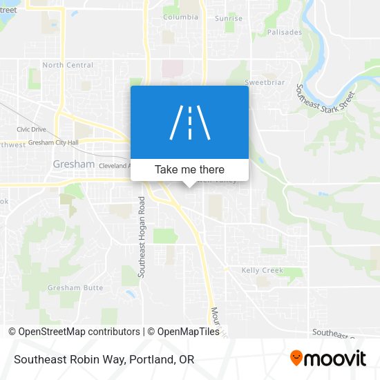 Southeast Robin Way map