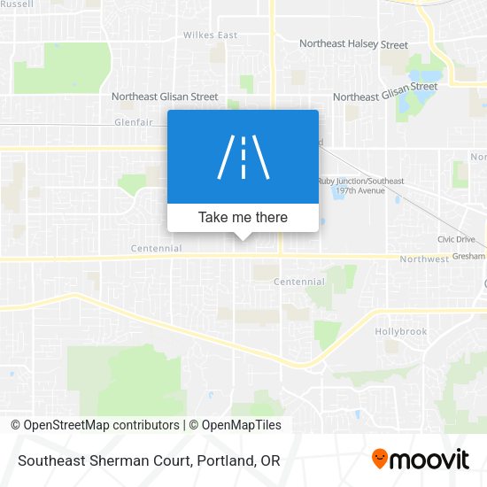 Mapa de Southeast Sherman Court