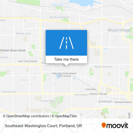 Southeast Washington Court map