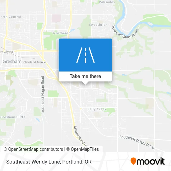 Southeast Wendy Lane map