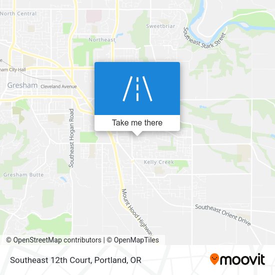Southeast 12th Court map