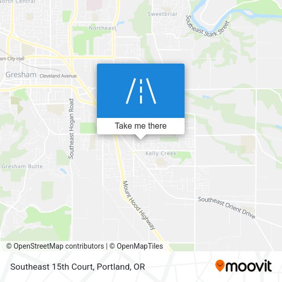 Southeast 15th Court map