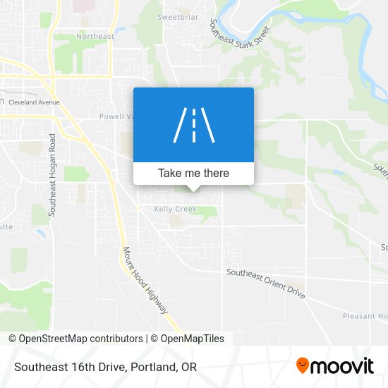 Southeast 16th Drive map
