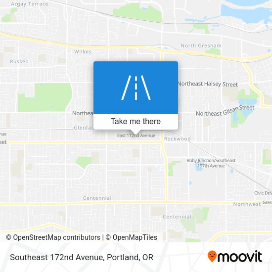 Mapa de Southeast 172nd Avenue