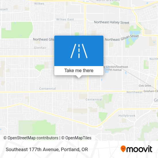 Southeast 177th Avenue map