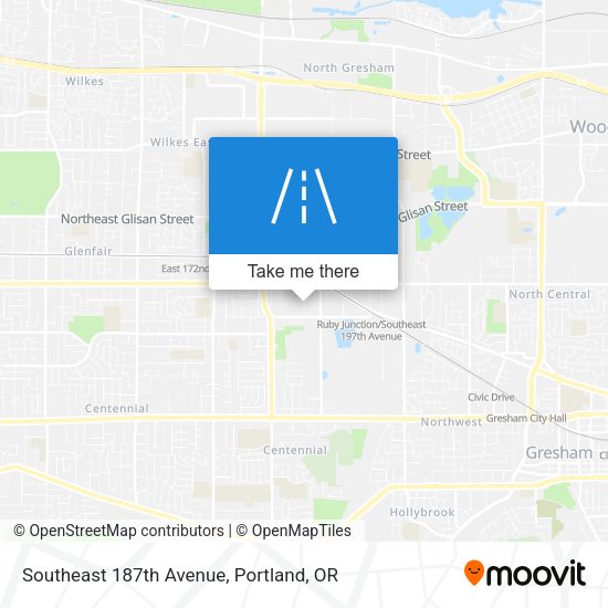 Southeast 187th Avenue map