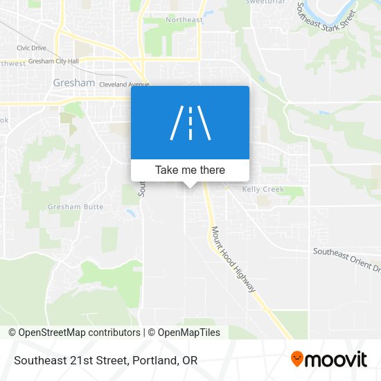 Mapa de Southeast 21st Street